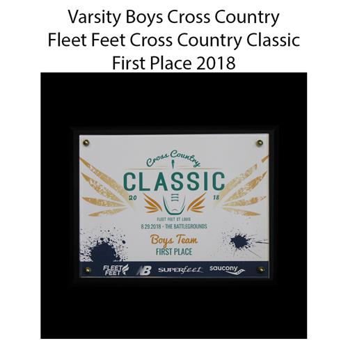 2018 Varsity Boys Cross Country 